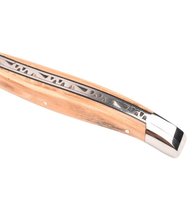 Laguiole en Aubrac 12cm croute d'ivoire de mammouth - glanzend