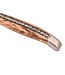 Laguiole en Aubrac 12cm populierenwortelknol - platines guillochées - mat