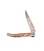 Laguiole en Aubrac 12cm populierenwortelknol - platines guillochées - mat