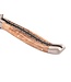 Laguiole en Aubrac 12cm populierenwortelknol - platines guillochées - mat