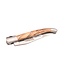 Laguiole en Aubrac 12cm populierenwortelknol - platines guillochées - mat