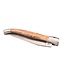 Laguiole en Aubrac 12cm populierenwortelknol - platines guillochées - mat
