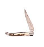 Laguiole en Aubrac 12cm ivoire de mammouth - platines guillochées - mat