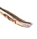 Laguiole en Aubrac 12cm ivoire de mammouth - platines guillochées - mat