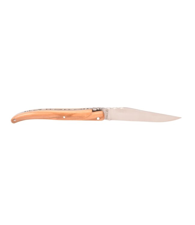 Laguiole en Aubrac 10cm olijfhout - plein manche - mat
