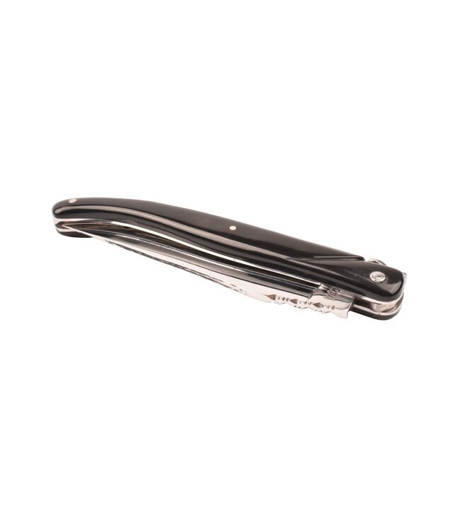 Laguiole en Aubrac 12 cm buffelhoorn korst - plein manche - glanzend