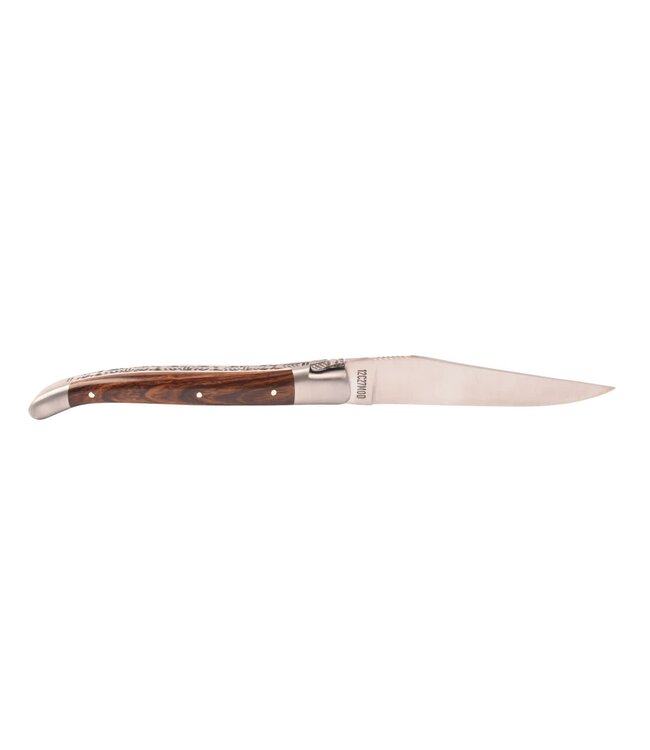 Laguiole en Aubrac 12cm ijzerhout - platines guillochées - mat