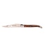 Laguiole en Aubrac 12cm ijzerhout - platines guillochées - mat