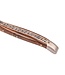 Laguiole en Aubrac 12cm bois de fer - platines guillochées - mat