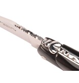 Laguiole en Aubrac 12cm buffel - plein manche - glanzend