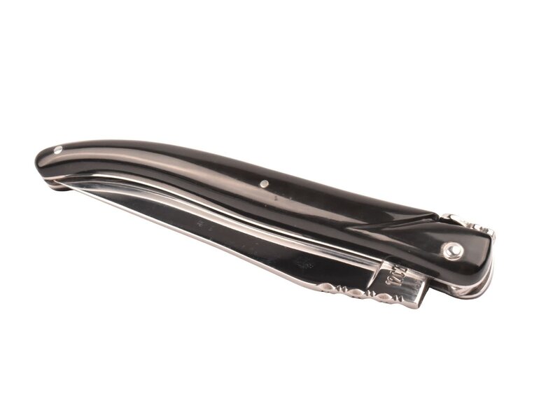 Laguiole en Aubrac 12cm buffel - plein manche - glanzend