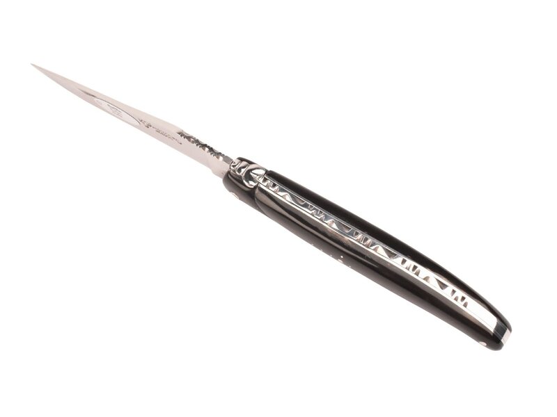 Laguiole en Aubrac 12cm buffel - plein manche - glanzend