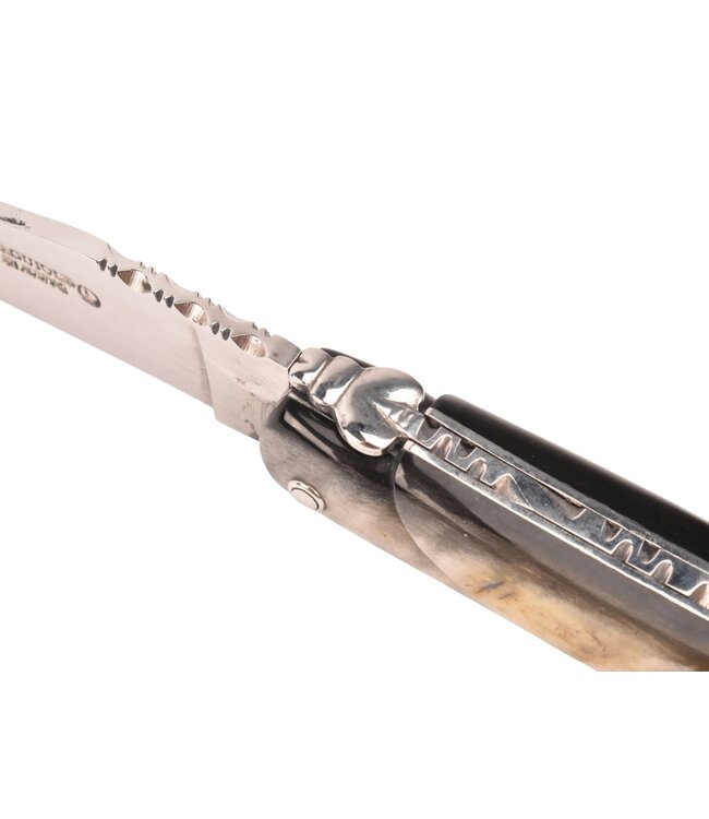 Laguiole en Aubrac 12cm ramshoorn - plein manche
