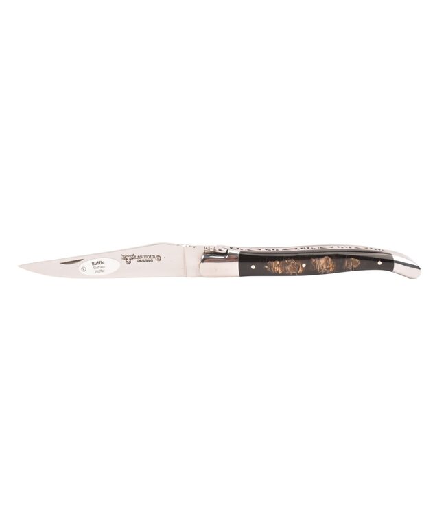 Laguiole en Aubrac 12cm buffelhoorn korst - glanzend