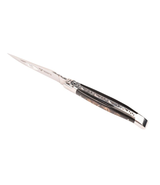 Laguiole en Aubrac 12cm croute de buffle - glanzend