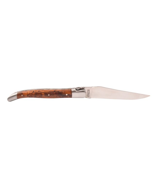 Laguiole en Aubrac 12cm ijzerhout - platines guillochées - mat