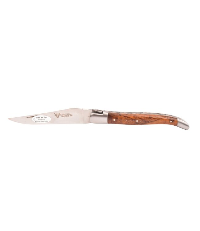 Laguiole en Aubrac 12cm ijzerhout - platines guillochées - mat