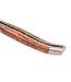 Laguiole en Aubrac 12cm loupe bois de fer - platines guillochées - mat