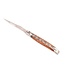 Laguiole en Aubrac 12cm ijzerhout - platines guillochées - mat