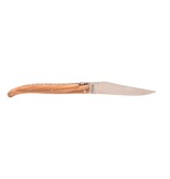 Laguiole en Aubrac 12cm olijfhout - plein manche - mat