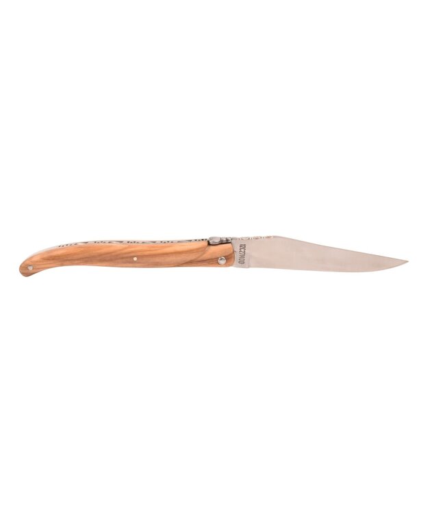 Laguiole en Aubrac 12cm olijfhout - plein manche - mat