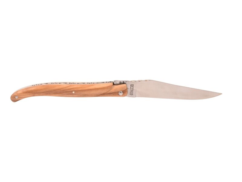 Laguiole en Aubrac 12cm olijfhout - plein manche - mat