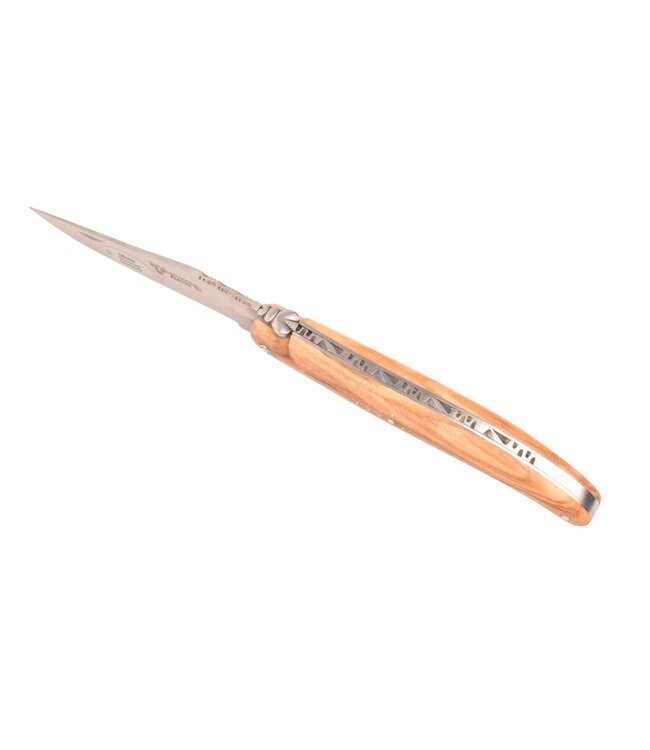 Laguiole en Aubrac 12cm olijfhout - plein manche - mat