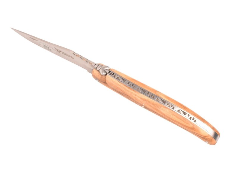 Laguiole en Aubrac 12cm olijfhout - plein manche - mat