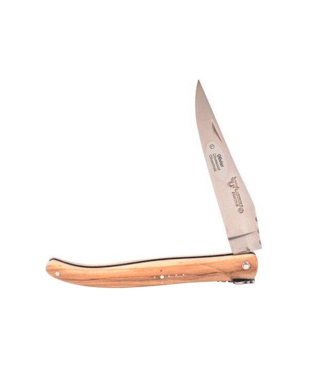 Laguiole en Aubrac 12cm olijfhout - plein manche - mat