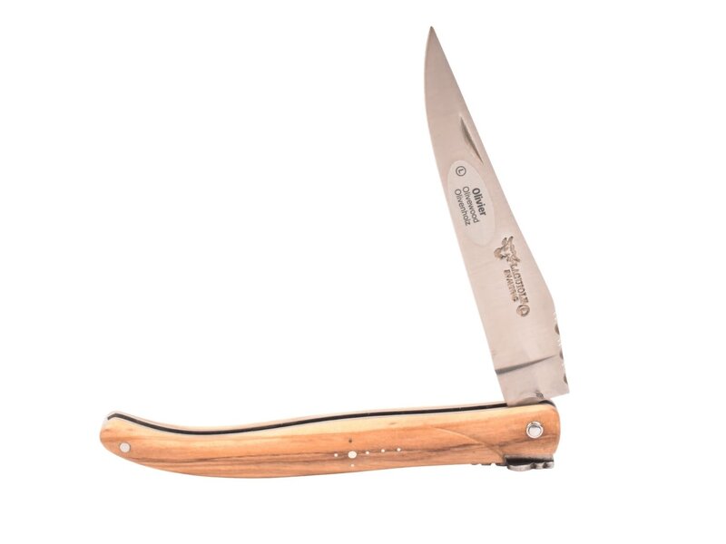 Laguiole en Aubrac 12cm olijfhout - plein manche - mat
