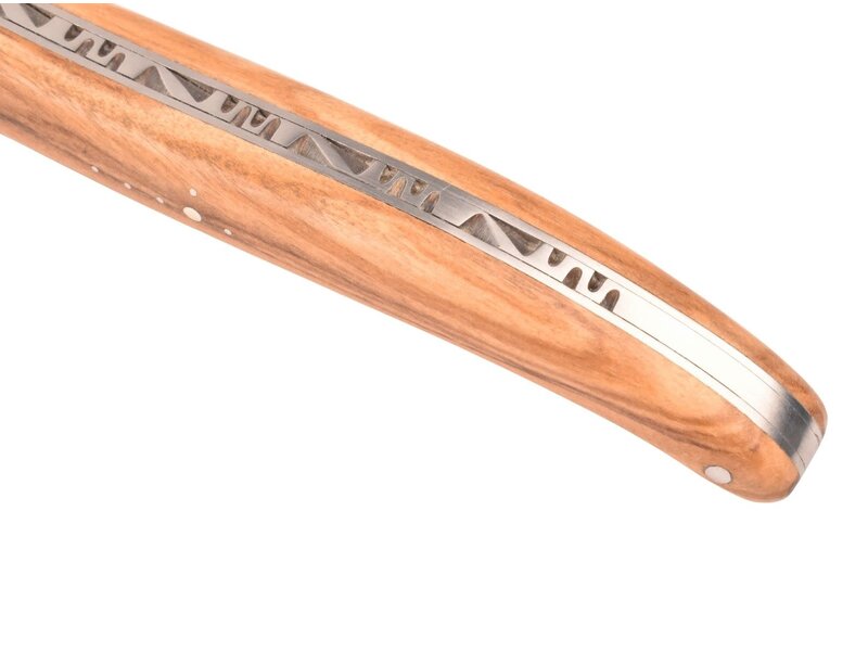 Laguiole en Aubrac 12cm olijfhout - plein manche - mat