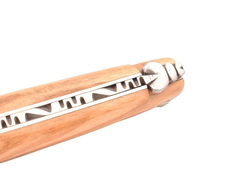 Laguiole en Aubrac 12cm olijfhout - plein manche - mat