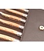 Laguiole en Aubrac lederen etui voor 6 steakmessen