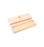 Ardennes houten opbergdoos voor slijpsteen - medium - 21,5 x 6,5 x 3,8 cm