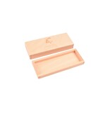 Ardennes houten opbergdoos voor slijpsteen - klein - 16,5 x 6,5 x 3,5 cm