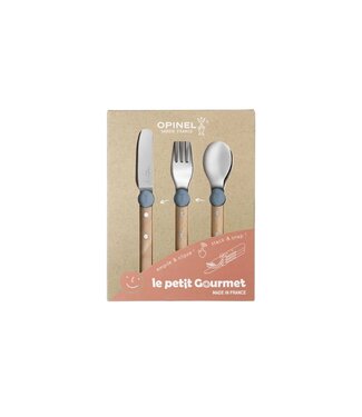 Opinel Le Petit Gourmet - bestek voor kinderen - blauw