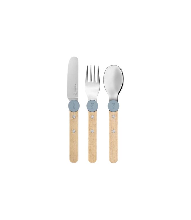 Opinel Le Petit Gourmet - bestek voor kinderen - blauw