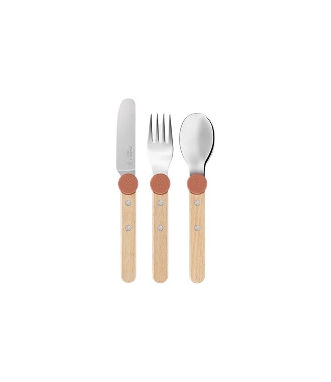 Opinel Le Petit Gourmet - bestek voor kinderen - roos