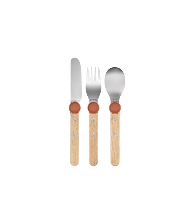 Opinel Le Petit Gourmet - bestek voor kinderen - roos