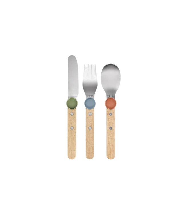 Opinel Le Petit Gourmet - bestek voor kinderen - veelkleurig