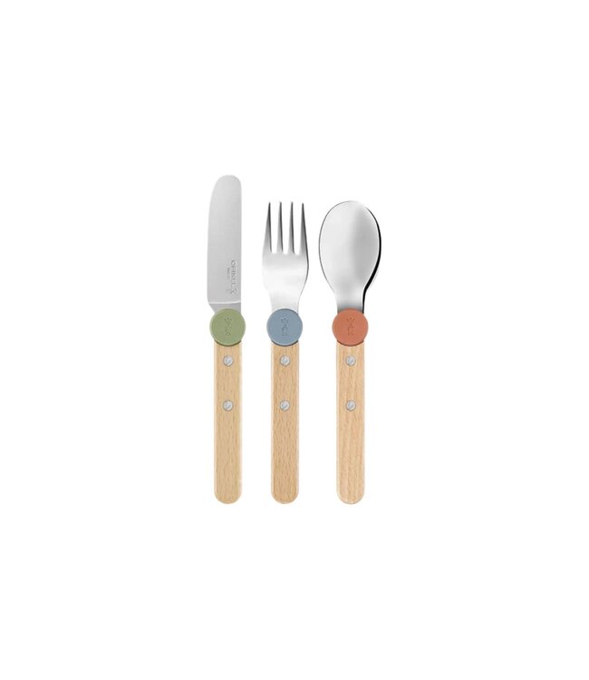 Opinel Le Petit Gourmet - bestek voor kinderen - veelkleurig