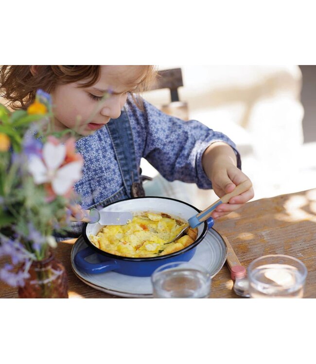 Opinel Le Petit Gourmet - bestek voor kinderen - olijfgroen