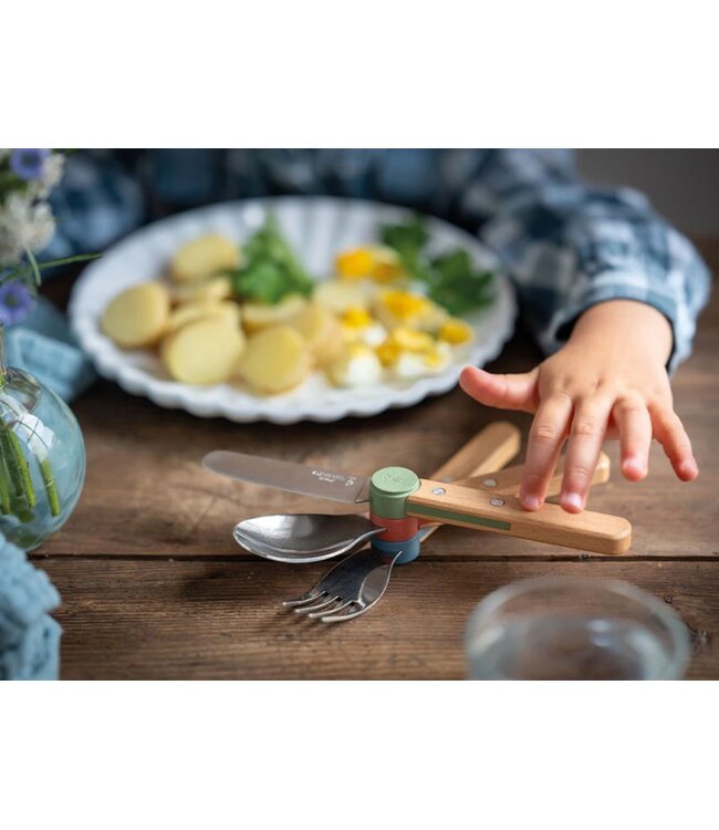 Opinel Le Petit Gourmet - bestek voor kinderen - veelkleurig