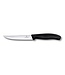 Victorinox Swiss Classic steak/pizzames met scherpe punt - zwart
