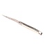 Laguiole en Aubrac 12cm mammoetivoor - platines guillochées - glanzend
