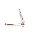 Laguiole en Aubrac 12cm mammoetivoor - platines guillochées - glanzend