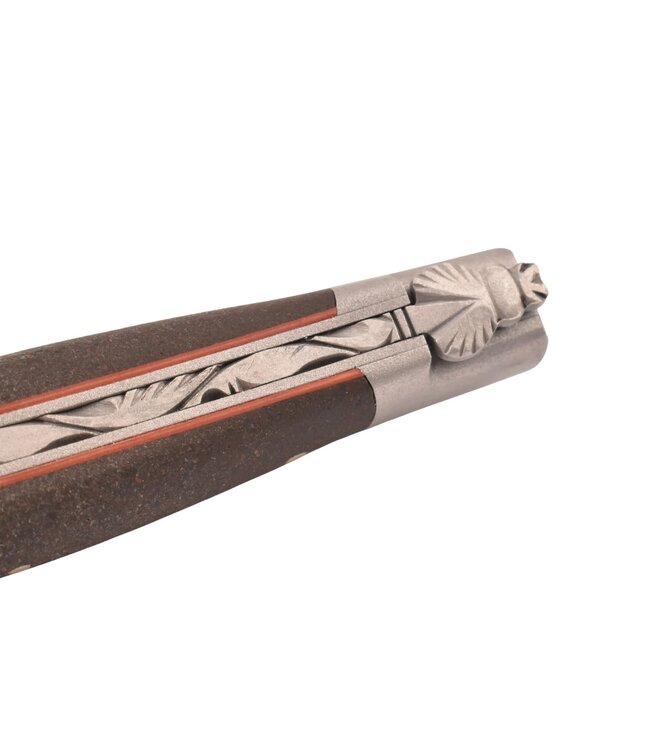 Laguiole en Aubrac 12cm terre d'Aubrac - rode plaatjes - mat