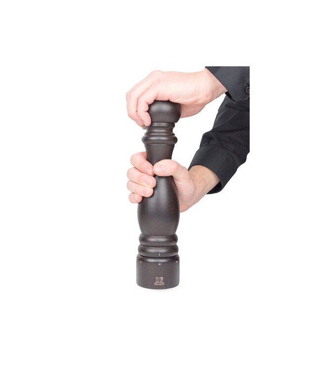 peugeot pepermolen hout chocoladekleur - 30cm