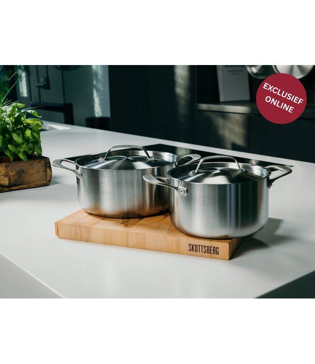 Skottsberg Kookpan ⌀20cm met deksel inox