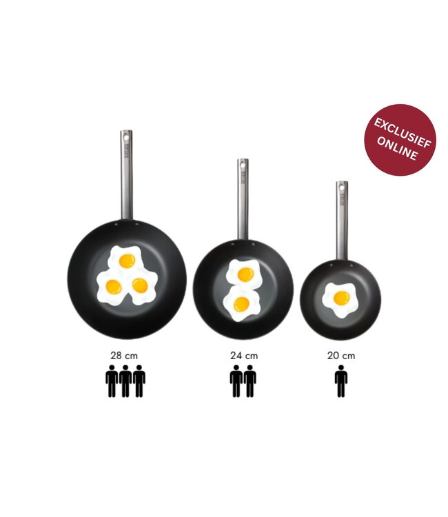 Skottsberg Braadpan ⌀24cm lichtgewicht gietijzer